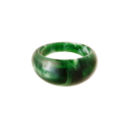 Grøn resin ring