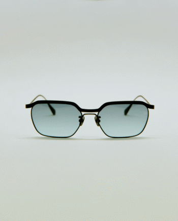 Benno Ocean Blue Sunglasses Matte Black Artic Blue