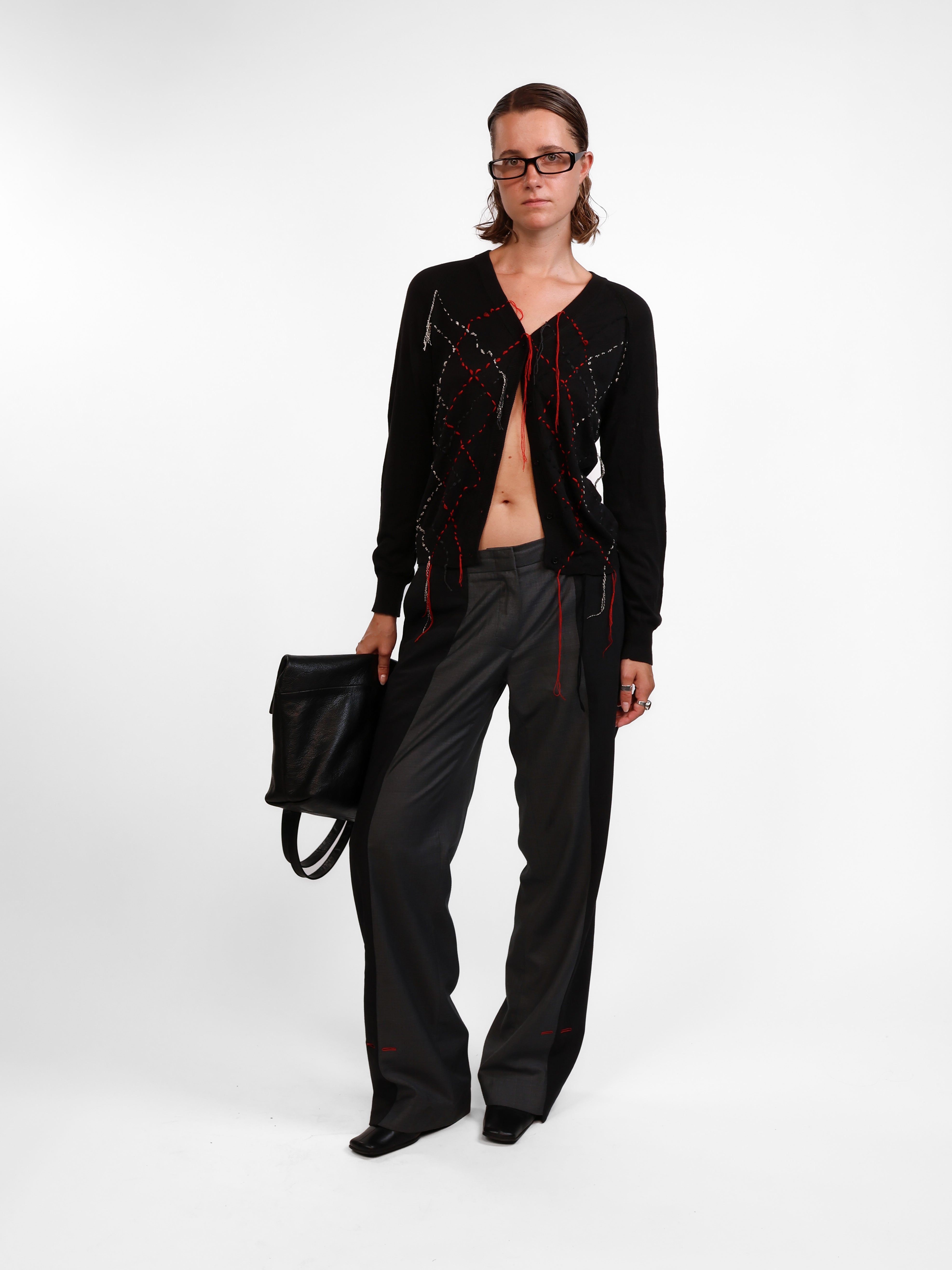 Black Knit Cardigan