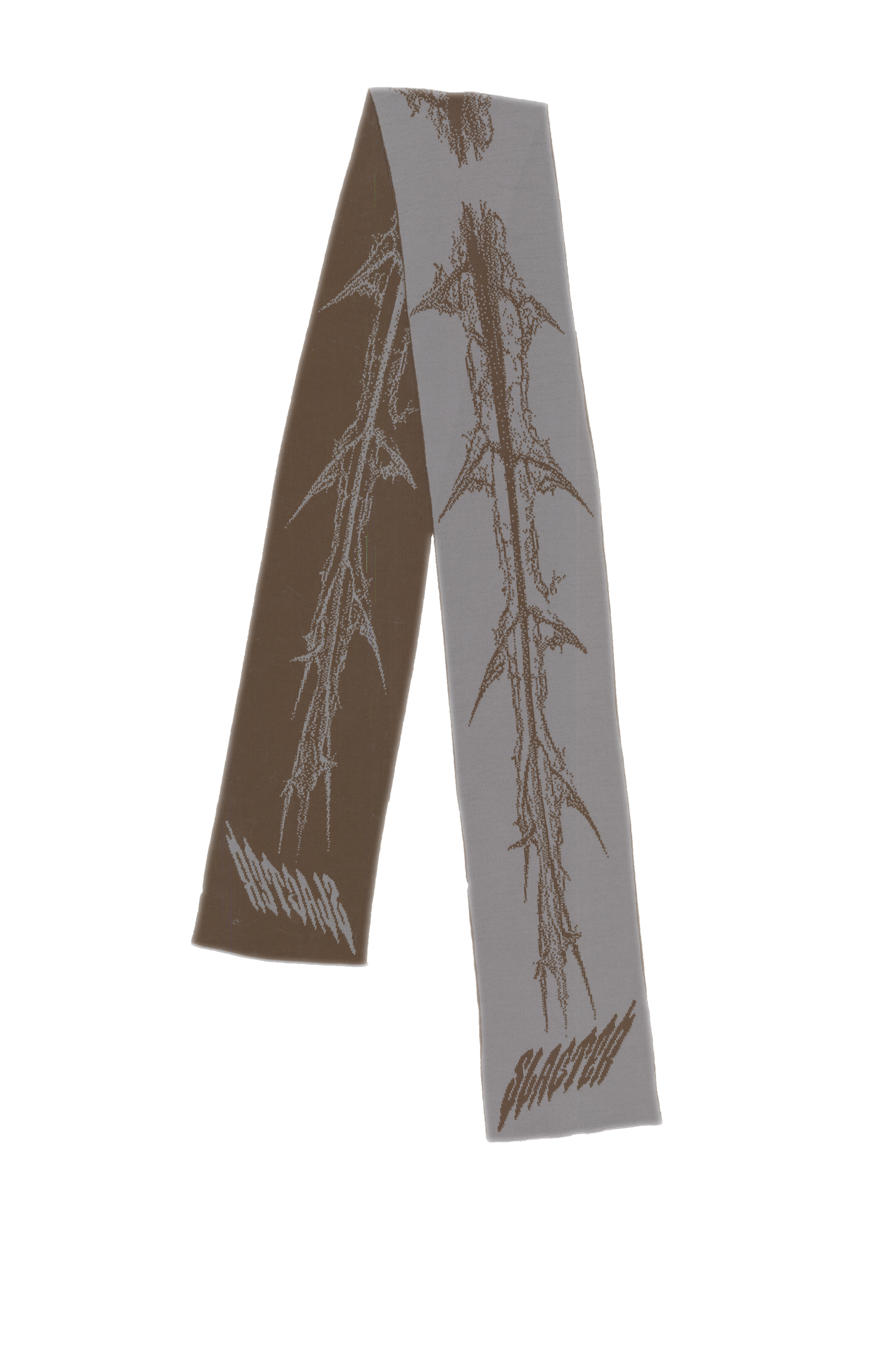 Brown Spike Scarf