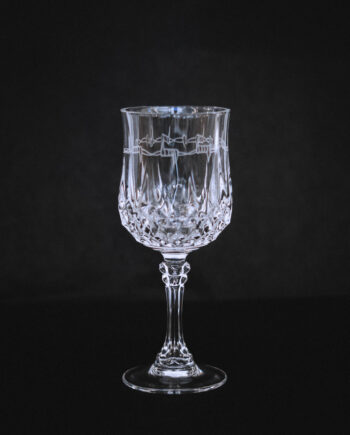 Engraved Wine Crystal Glasses