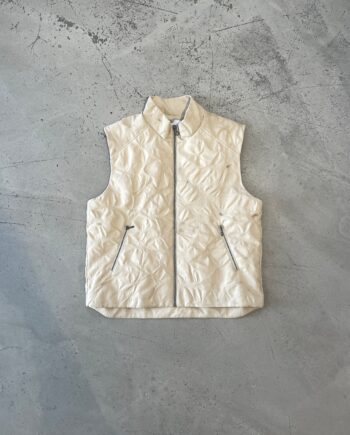 Leaf Vein Suede Beige