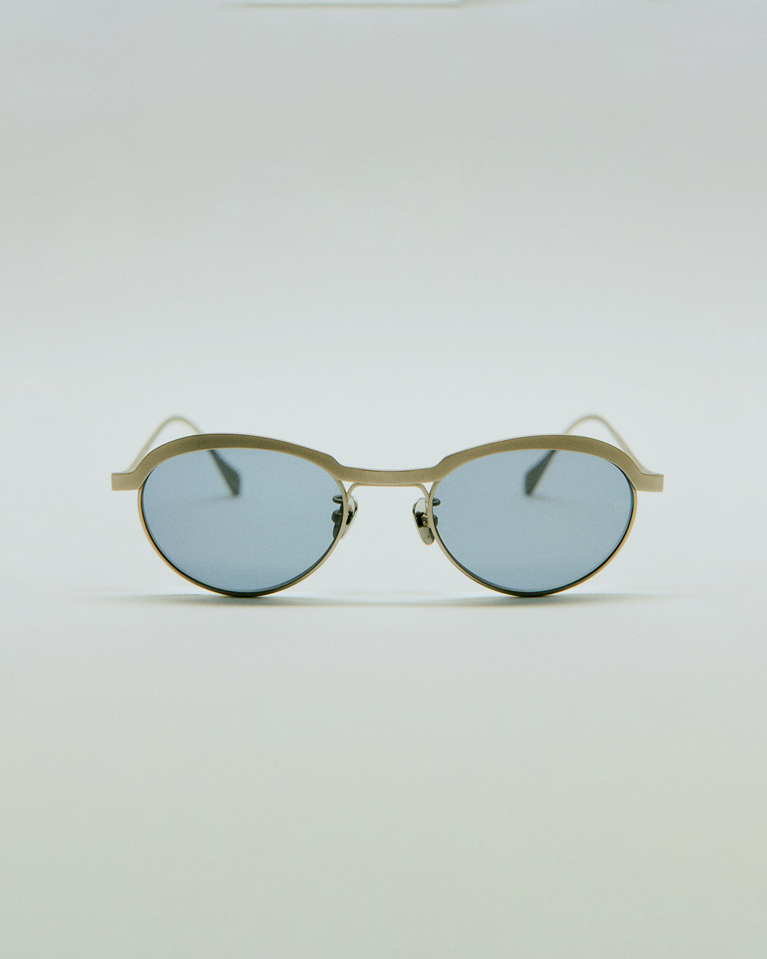Theodor Blue Sunglasses Silver Ocean Blue