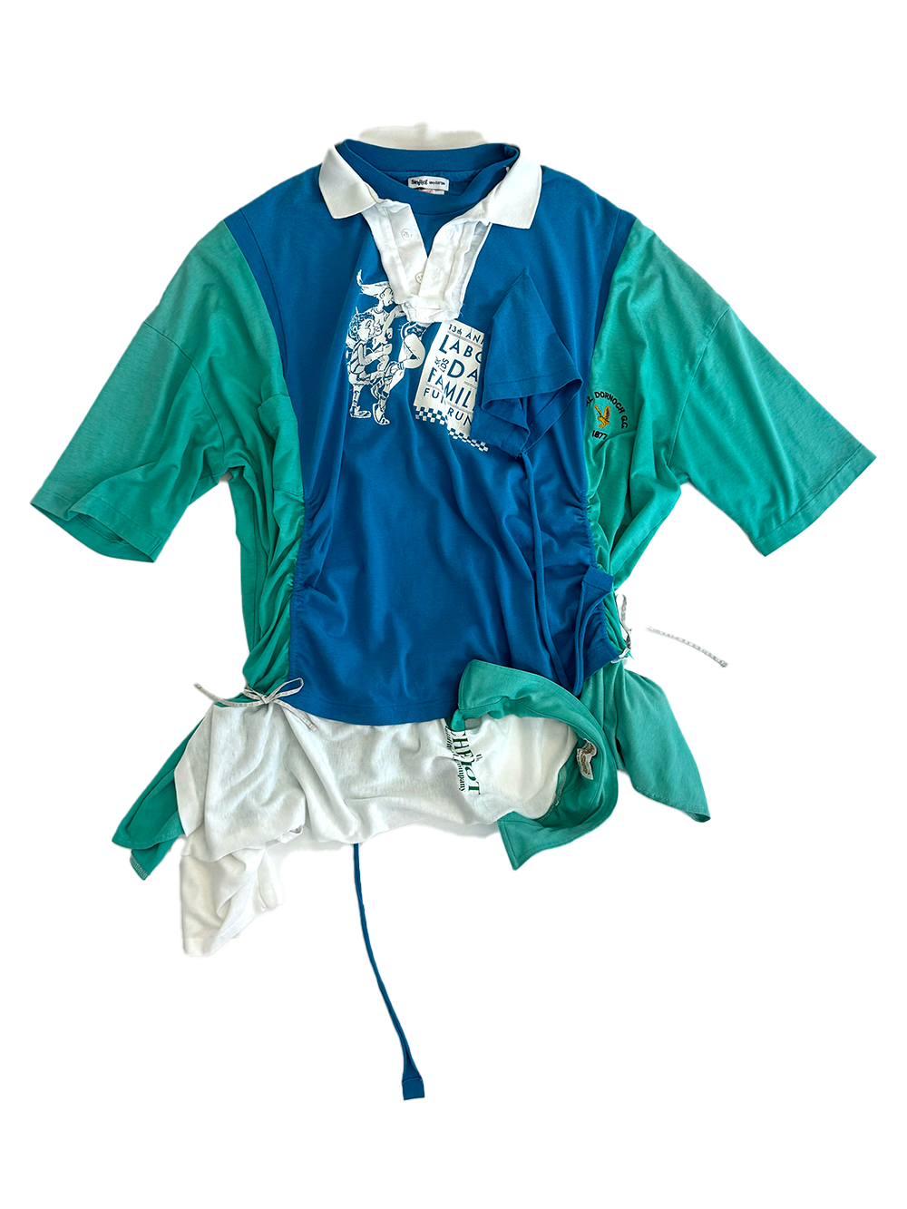 Wave Shirt With Bow Fun Green