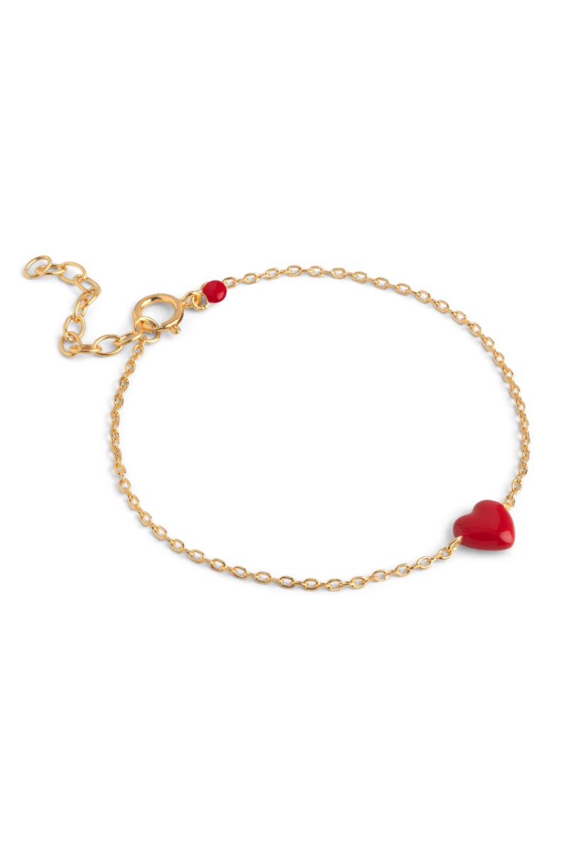 Enamel Armbånd Amore Red