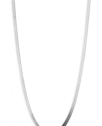 Enamel Halskæde Caroline Silver