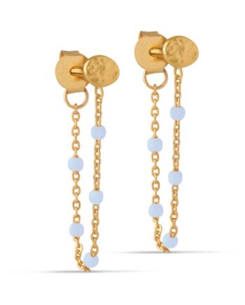 Enamel øreringe Lola Earring Sky