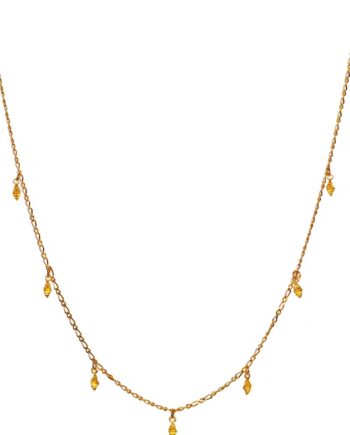 Maanesten Halskæde Una Necklace Guld