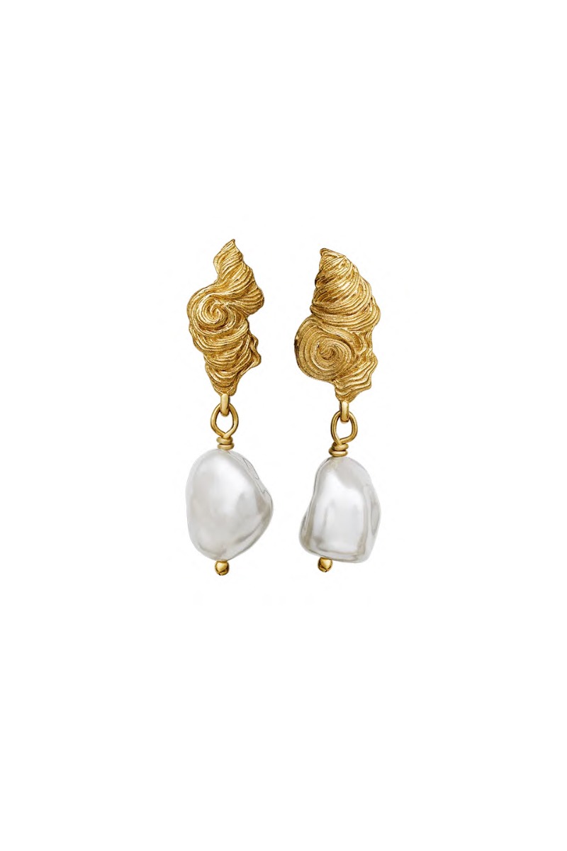 Maanesten øreringe Frigg Earrings Guld