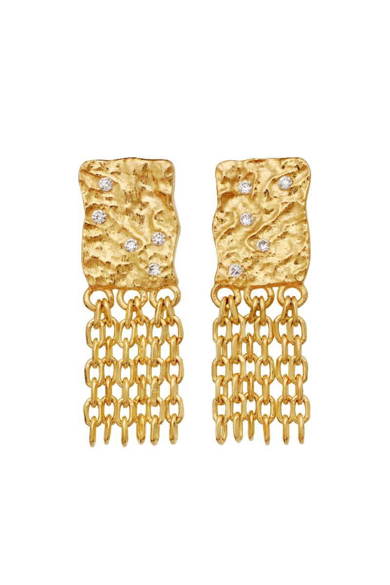 Maanesten øreringe Pietra Earrings Guld