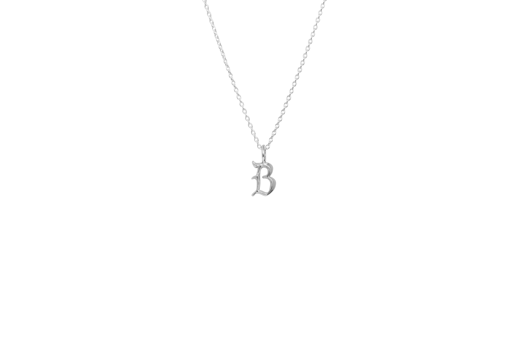 Ix   Letter Charm Silver