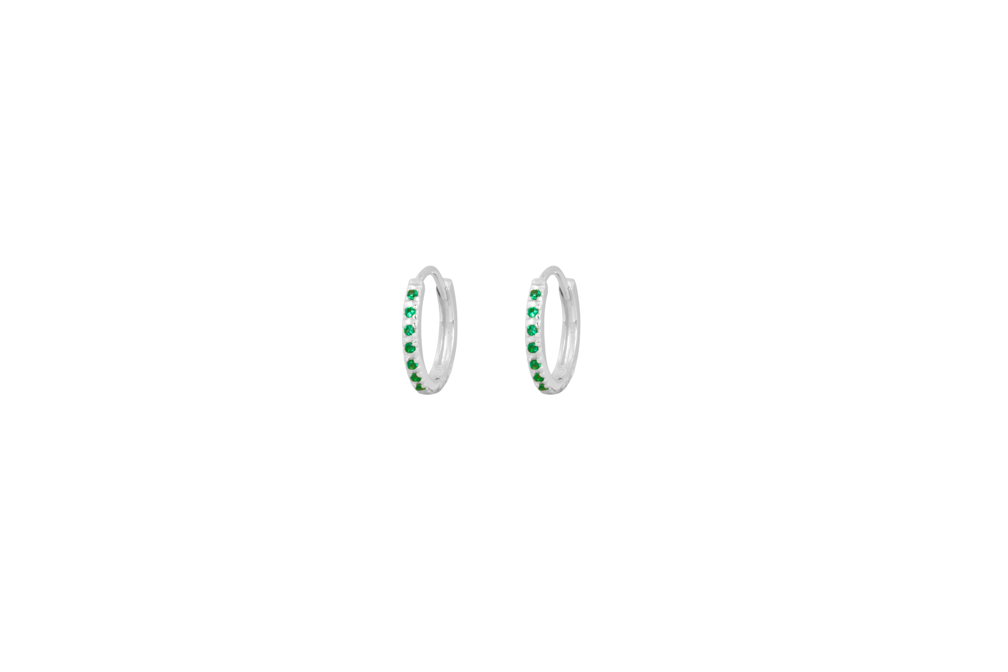 Ix Billy Green Hoop Silver