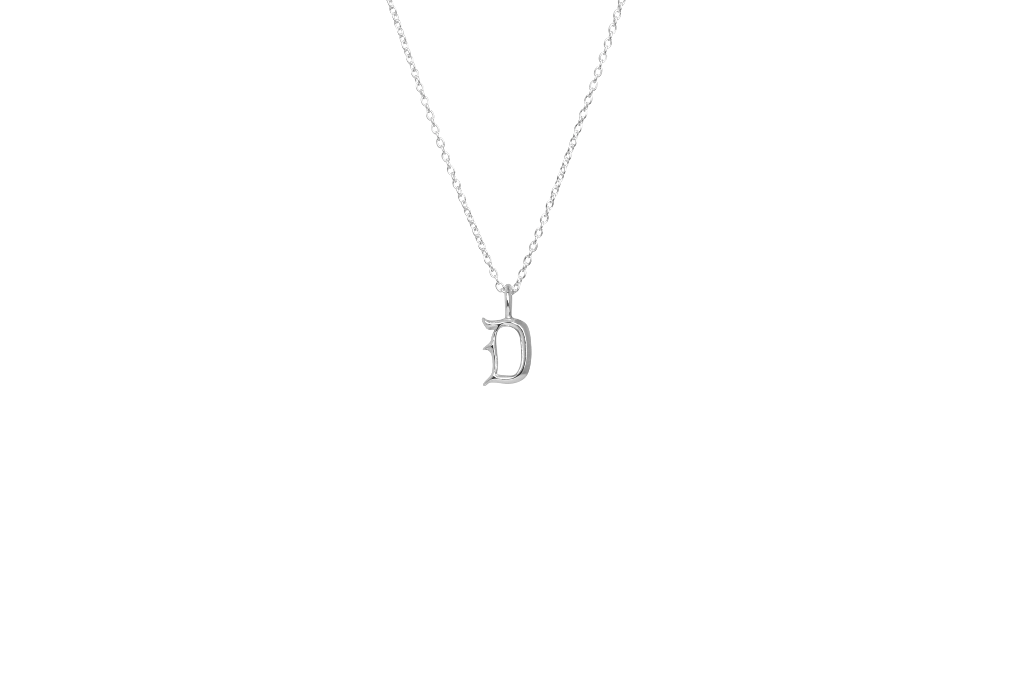 Ix   Letter Charm Silver