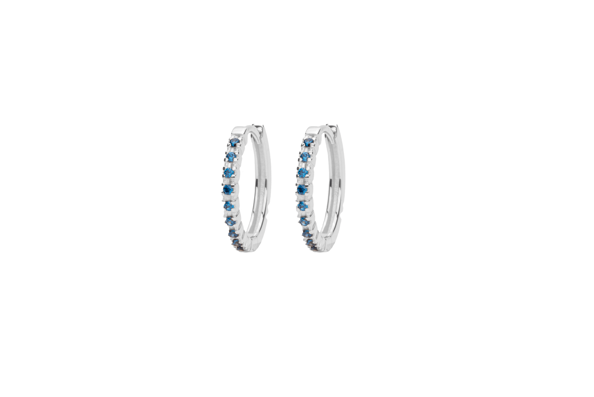Ix Eternity Blue Earrings Silver
