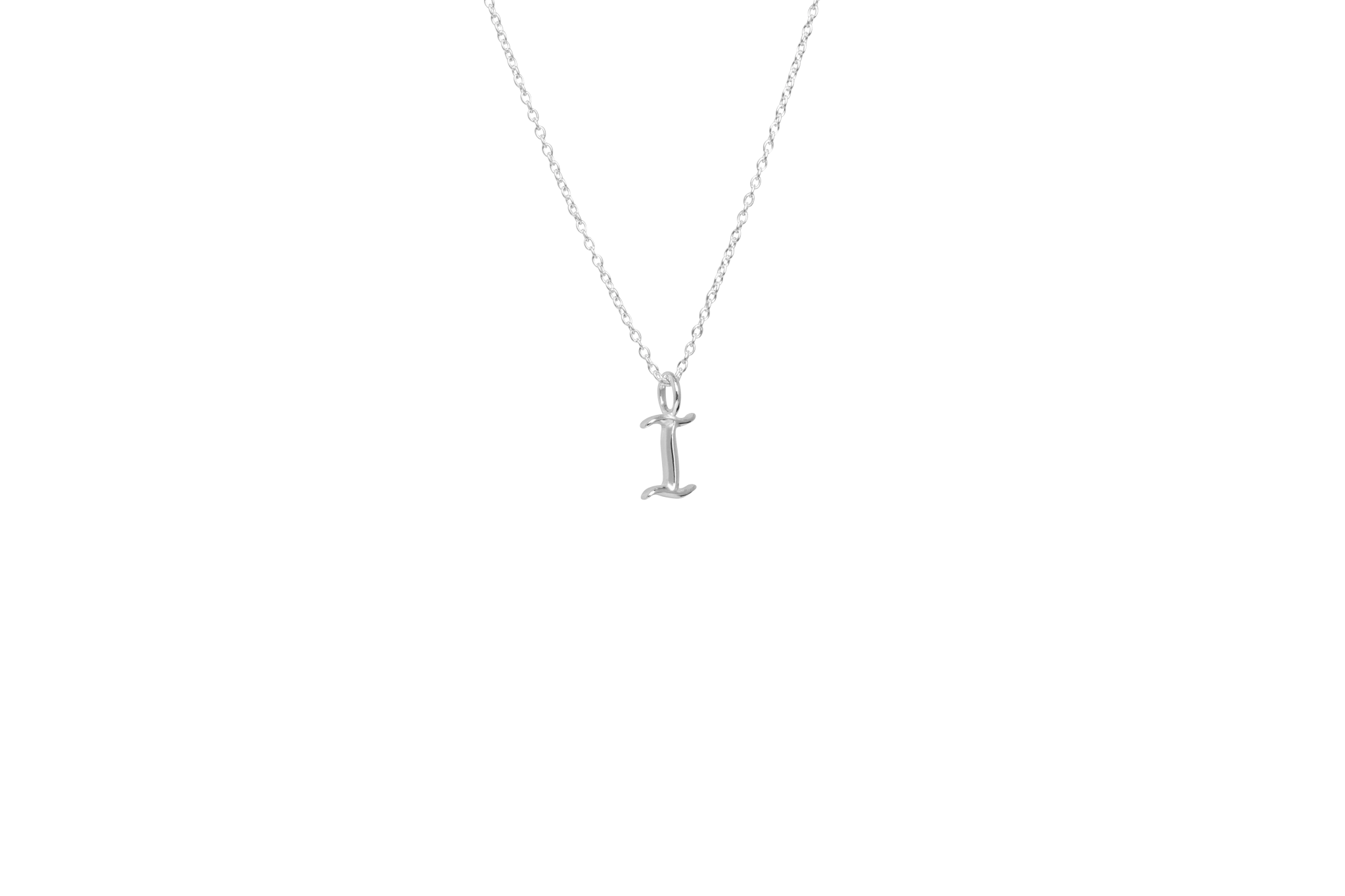 Ix   Letter Charm Silver