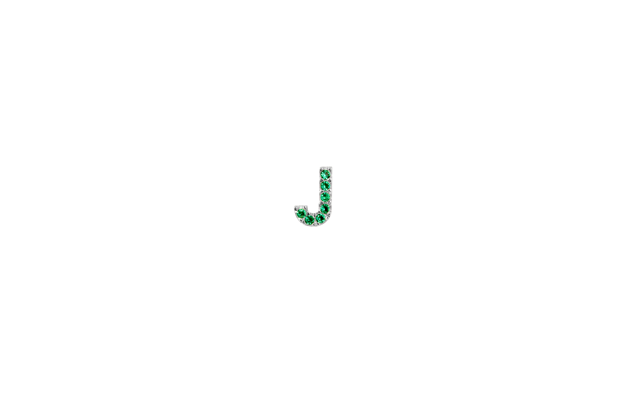 Ix   Green Earring Silver