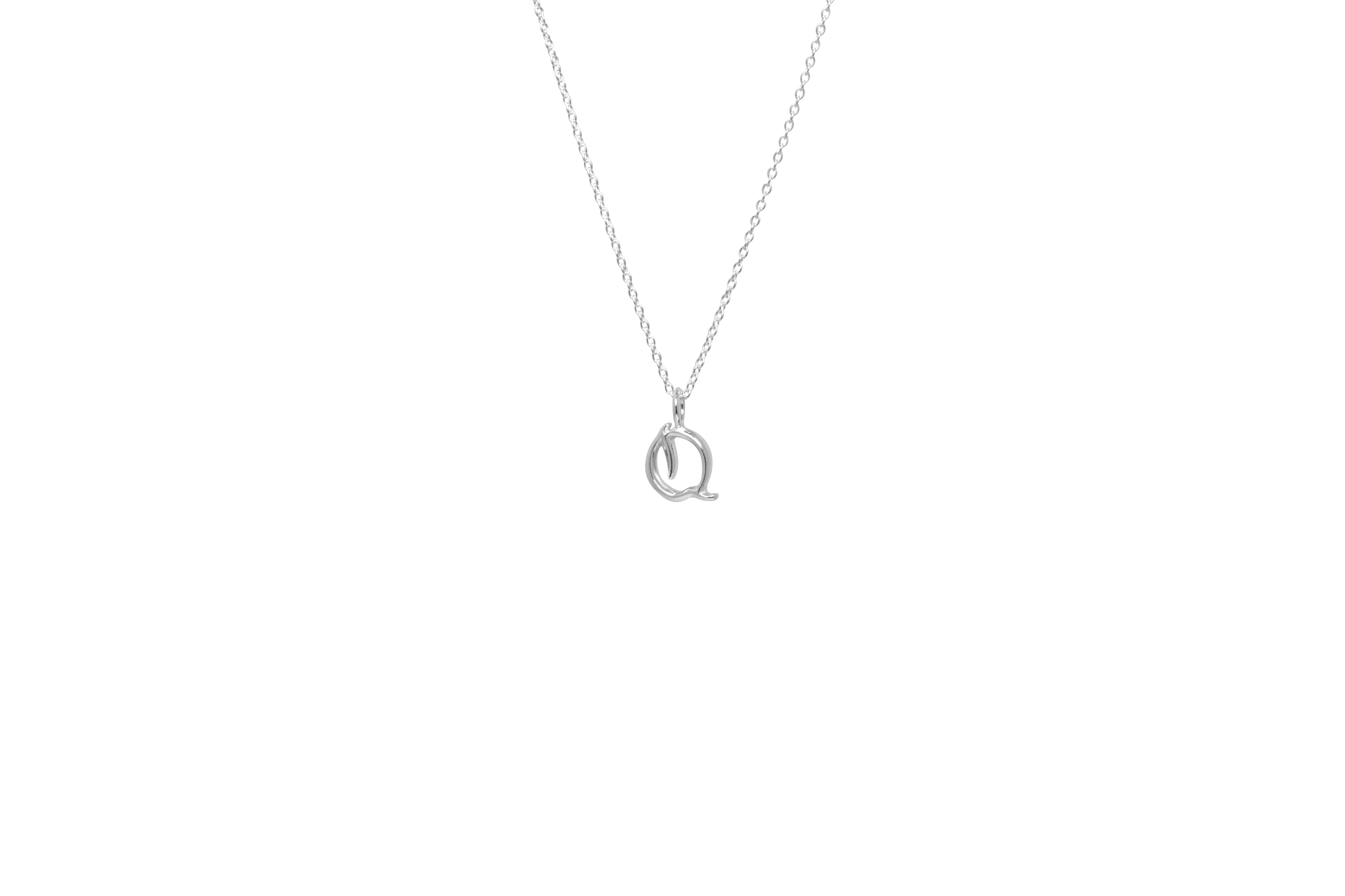 Ix   Letter Charm Silver