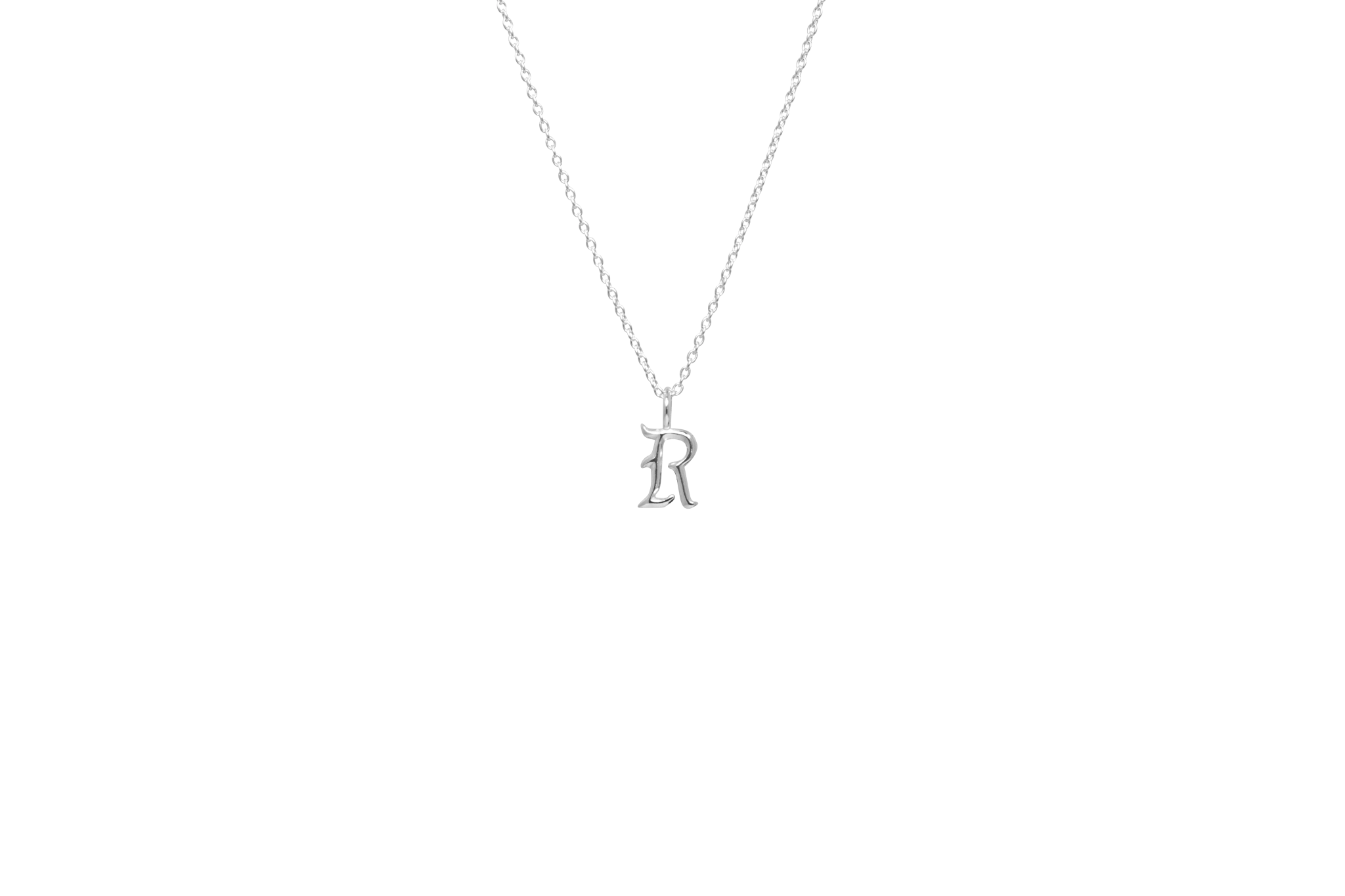 Ix   Letter Charm Silver