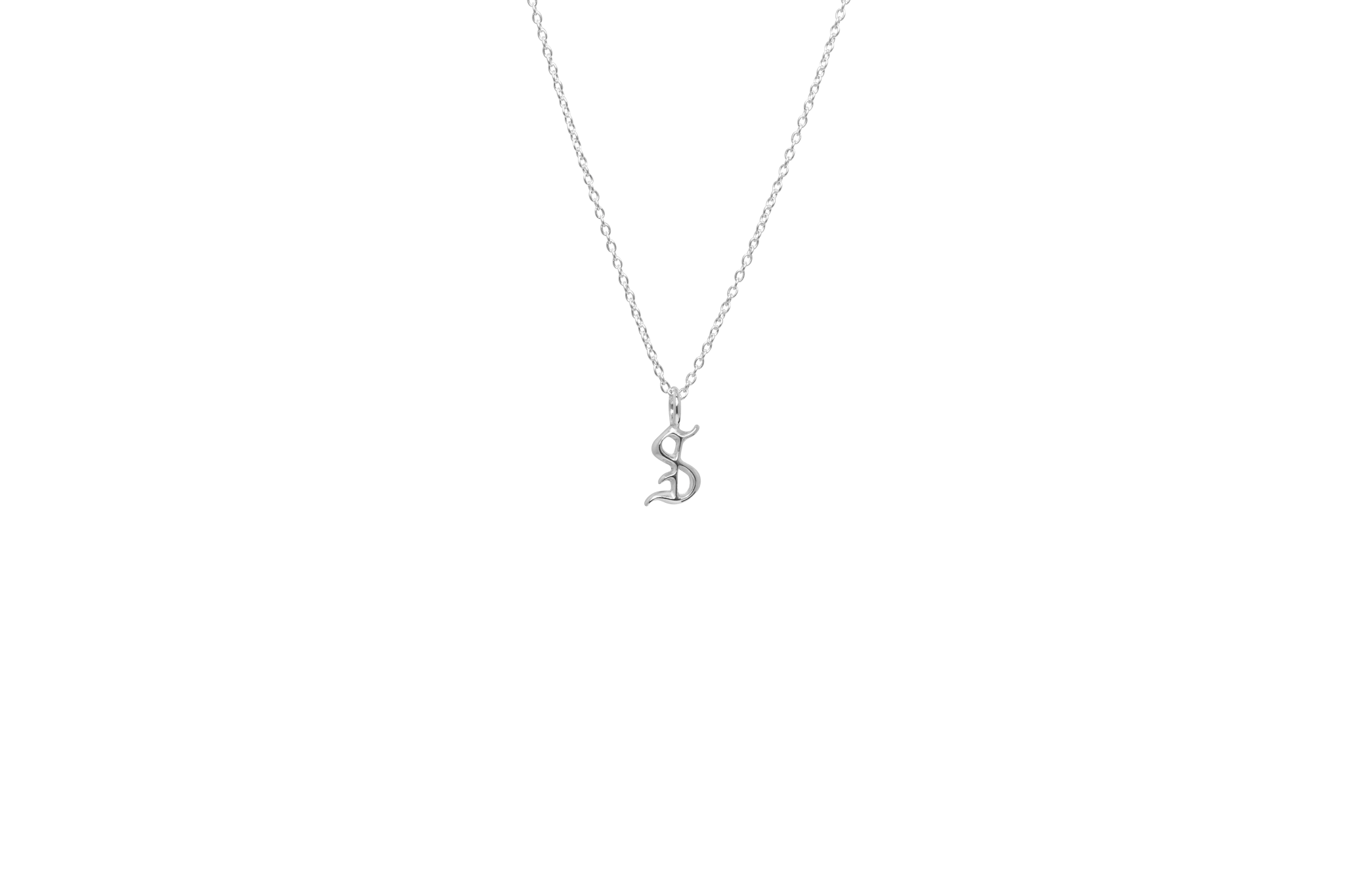 Ix   Letter Charm Silver
