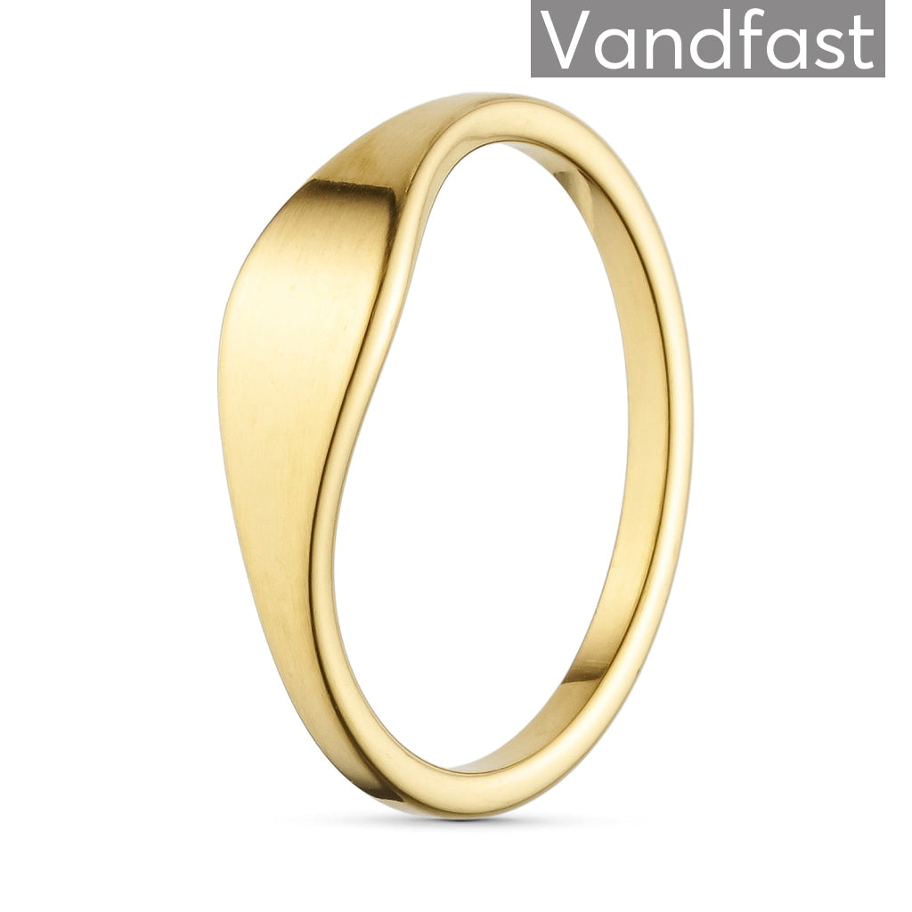 Annebrauner Classic Ring 18k Guldbelagt 49