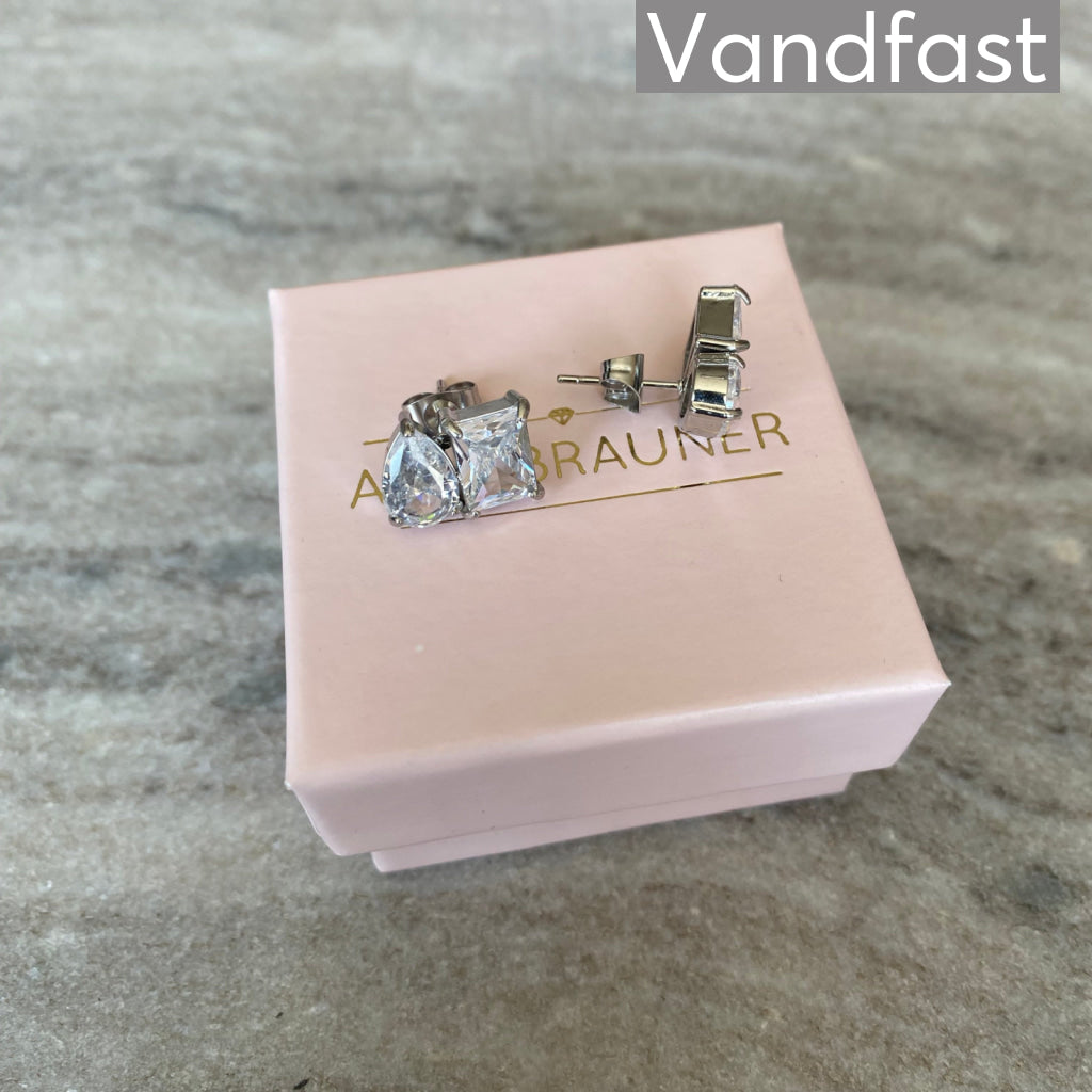 Annebrauner Drop Square ørestikker