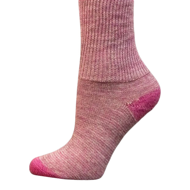 Apaca Strømper Pink Blød Og Lækker Lun Kvalitet 70 Baby Alpaca 30 Nylon Størrelse 18-21