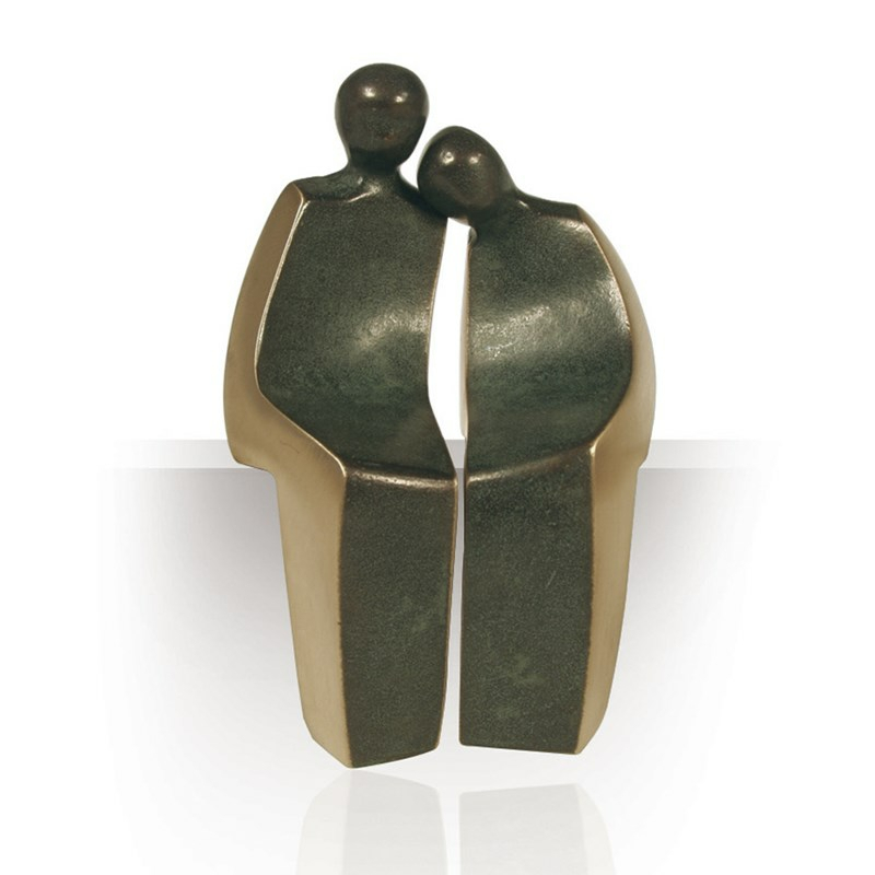 Bronzefigur Drømme Par 19 Cm Gaveide 1795 - Kr Figur Symboliserer Kærlighed Par