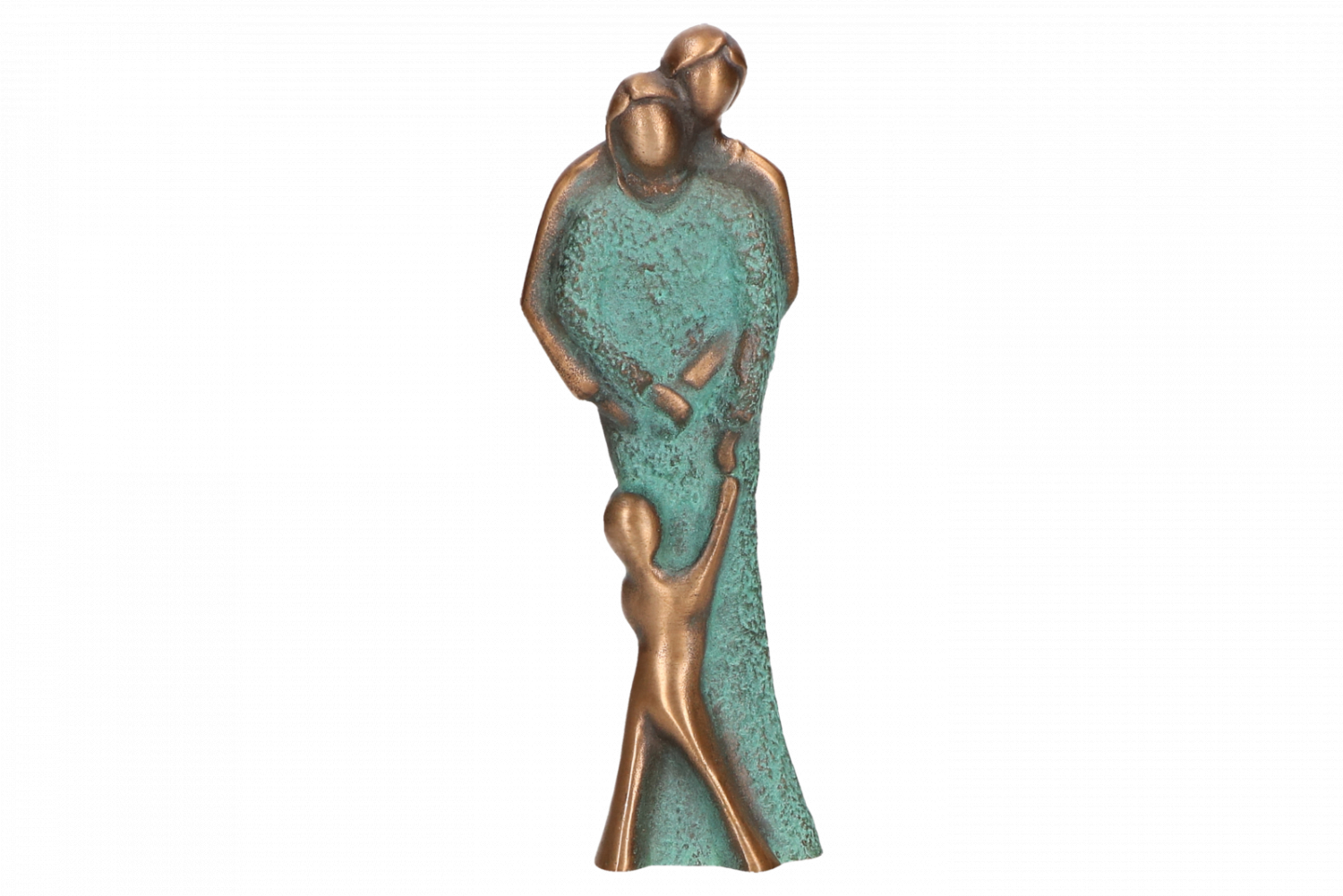 Bronzefigur Familien Fra Kunstner Bernado Esposto Højde 14 Cm Hurtig Levering Afsendes - Hverdag