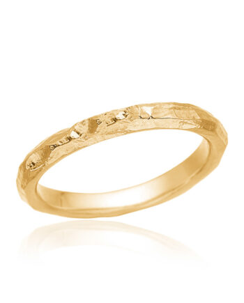 Feminin Ring   Guldbelagt Sølv 66