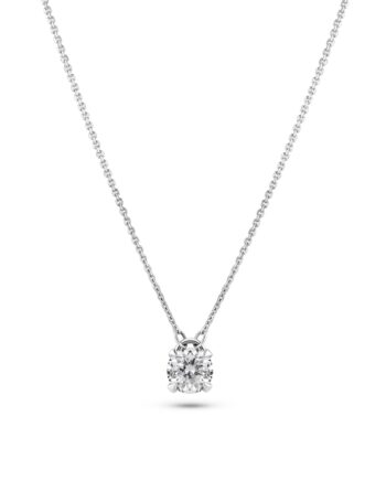 Halskæde Venice 14 Kt  Guld El  Hvidguld   50-  00 Ct Tw  -  Vs Lab-grown Diamant