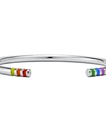 Lgbt Pride Bangle   ædelstål