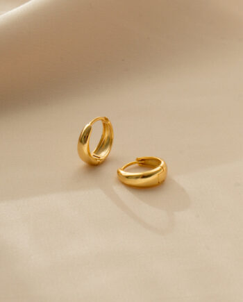 Mabel 12 Mm Guld Hoops
