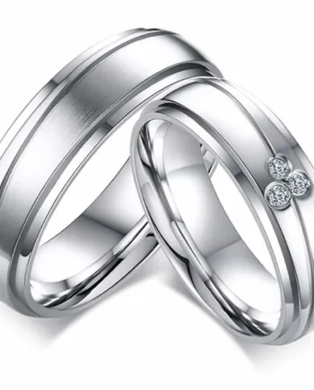 Naze Forlovelsesring   Mat Blank ædelstål