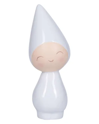 Peggy Fin Figur Med Store øjne  11 Cm Sort  Grå Eller Hvid Figur Peggy Fnisende