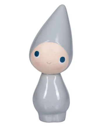 Peggy Fin Figur Med Store øjne  11 Cm Sort  Grå Eller Hvid Figur Peggy Smilende