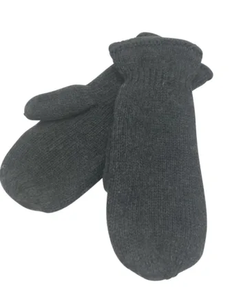 Strikkede Vanter   Grå  Cozy By Julie Zangenberg