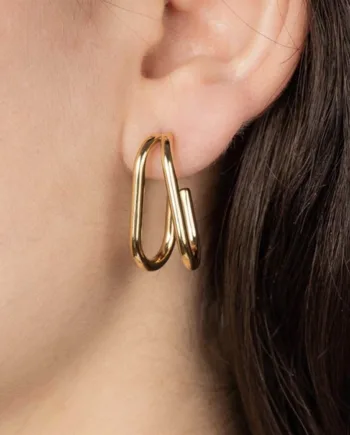 Twin ørering Golden