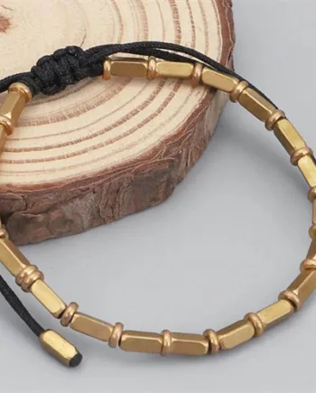 Zana Armbånd   Forgyldt ædelstål Sort