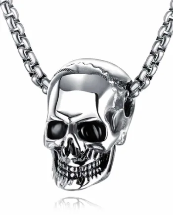ædelstål Skull Halssmykke