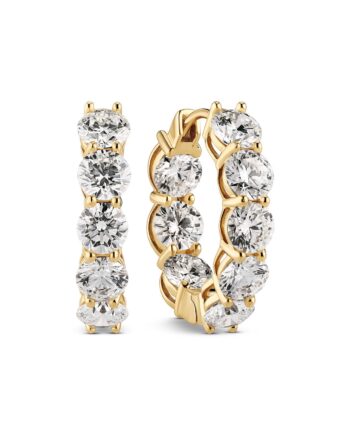øreringe Ariccia 14 Kt  Guld El  Hvidguld   60 Ct Tw  -  Vs Lab-grown Diamanter