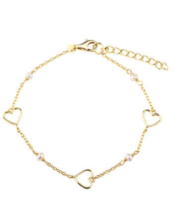 Alma Pearl Bracelet   Golden