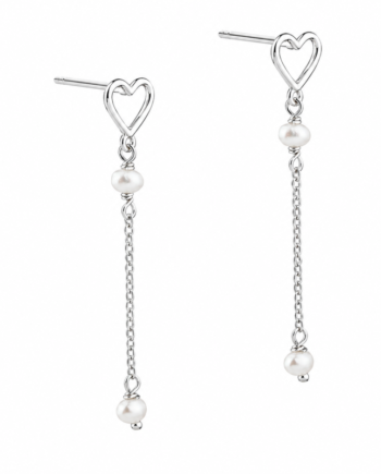 Alma Pearl Earstud   Silver