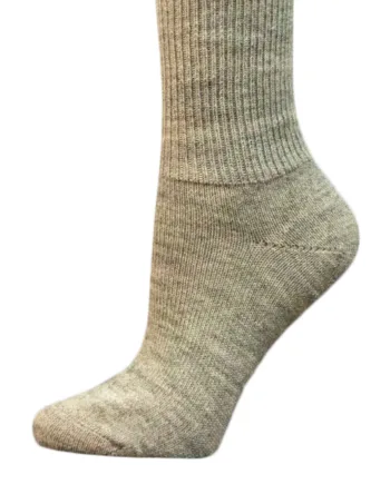 Alpaca Strømper Lysegrå Str  34-48  Bløde Og Lune 70  Baby Alpaka Og 30  Nylon  Størrelse 18-21