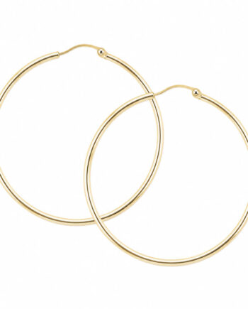 Ana Hoop Medium 30 Mm   Golden