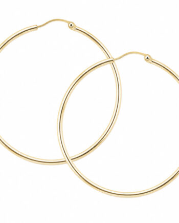 Ana Hoop   Large 50 Mm   Golden