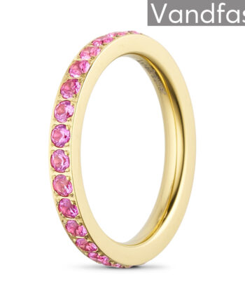 Annebrauner Alliance Rose Ring 18k Guldbelagt 48