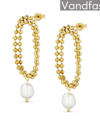 Annebrauner Ball Limited øreringe 18k Guldbelagt