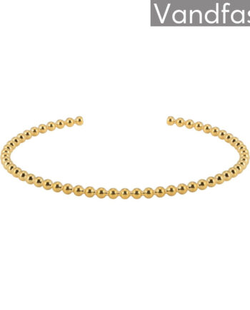 Annebrauner Bangle Ball Armbånd 18k Guldbelagt  Plus Size