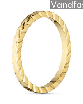 Annebrauner Celeste Ring 18k Guldbelagt 49