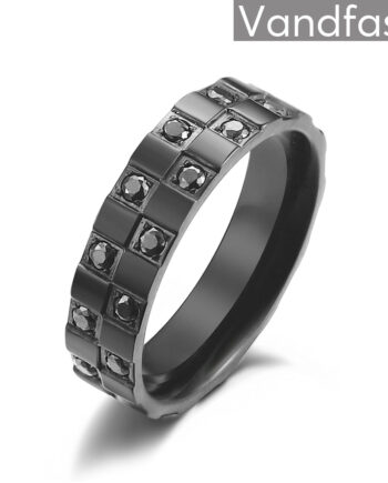 Annebrauner Chess Black Ring 50